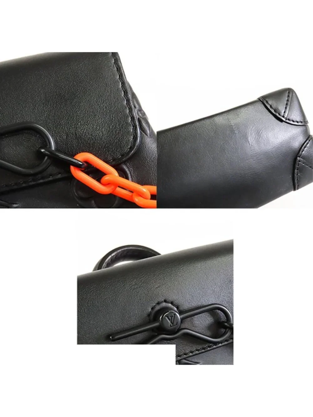 Louis Vuitton Steamer XS Black Monogram Seal Shoulder Bag